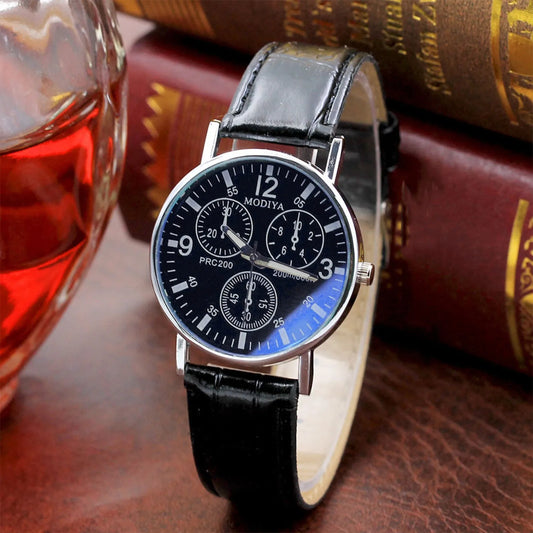 Pure Leather Belt Watch For Men