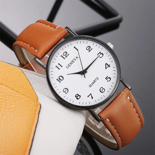 Luxury Leather Strap Watches For Men